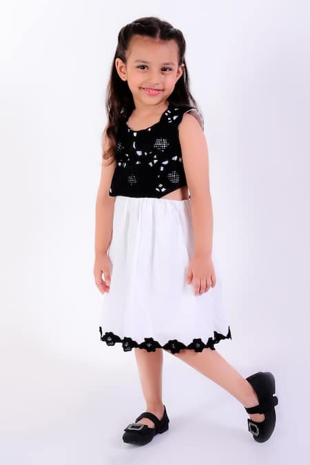 Buy Neha Gursahani Ivory Cotton Linen Embroidery Cutwork Blossom Dress Online at Aza Fashions Buy_Neha Gursahani_Ivory Cotton Linen Embroidery Cutwork Blossom Dress _Online_at_Aza_Fashions