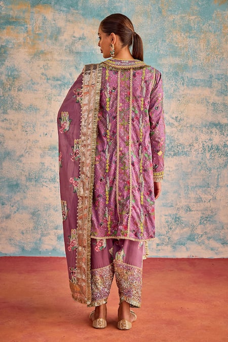 Priyanka Singh Hamsa Embroidered Kurta Salwar Set 