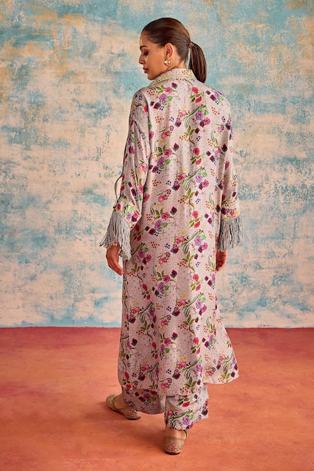 Priyanka Singh Floral Print Tunic With Pant 