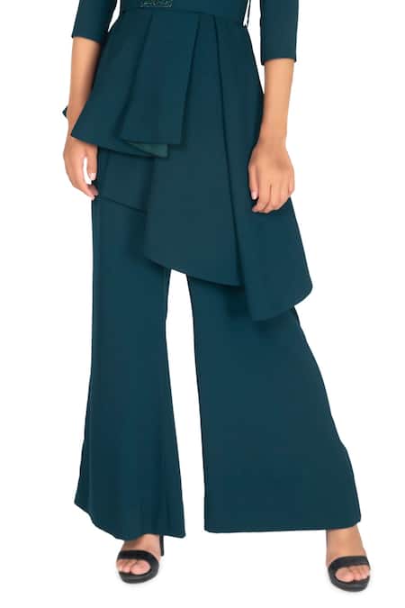 One Knot One By Ashna Green Georgette Beads Tassel Embroidered Blazer Pant Set Online at Aza Fashions One Knot One By Ashna_Green Georgette Beads Tassel Embroidered Blazer Pant Set _Online_at_Aza_Fashions