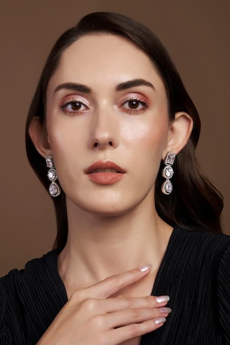 The Jewel Factor Symphony Crystal Earrings 