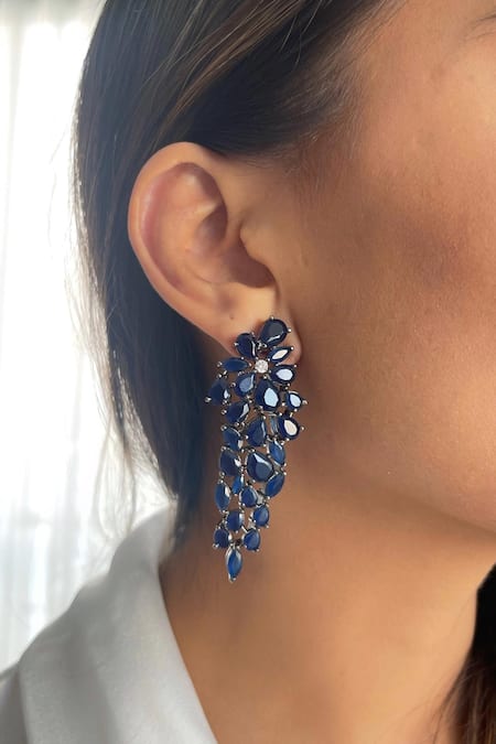 The Jewel Factor Alyssa Embellished Dangler Earrings 