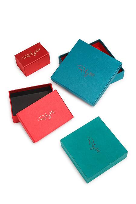 Shop Ruby Raang Gold Plated Pearls, Stones Embellished Bangles- Set Of 2 Online at Aza Fashions Shop_Ruby Raang_Gold Plated Pearls, Stones Embellished Bangles- Set Of 2 _Online_at_Aza_Fashions