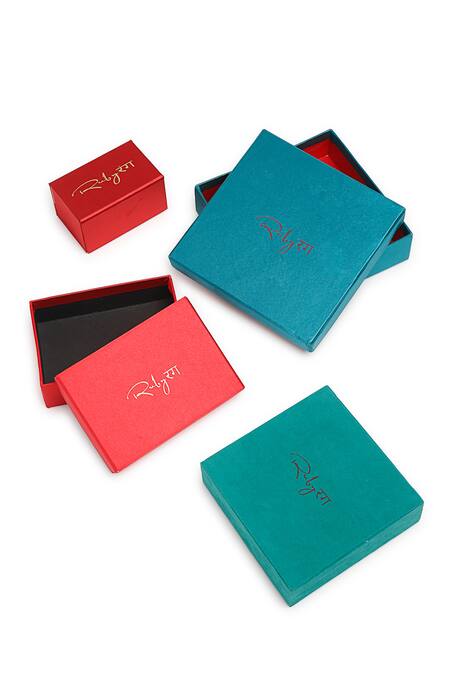 Ruby Raang Gold Plated Beads, Diamonds, Stones Kundan Embellished Choker Set Online at Aza Fashions Ruby Raang_Gold Plated Beads, Diamonds, Stones Kundan Embellished Choker Set _Online_at_Aza_Fashions