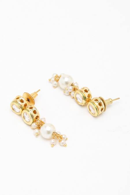 Ruby Raang Gold Plated Beads, Diamonds, Stones Kundan Embellished Choker Set at Aza Fashions Ruby Raang_Gold Plated Beads, Diamonds, Stones Kundan Embellished Choker Set _at_Aza_Fashions