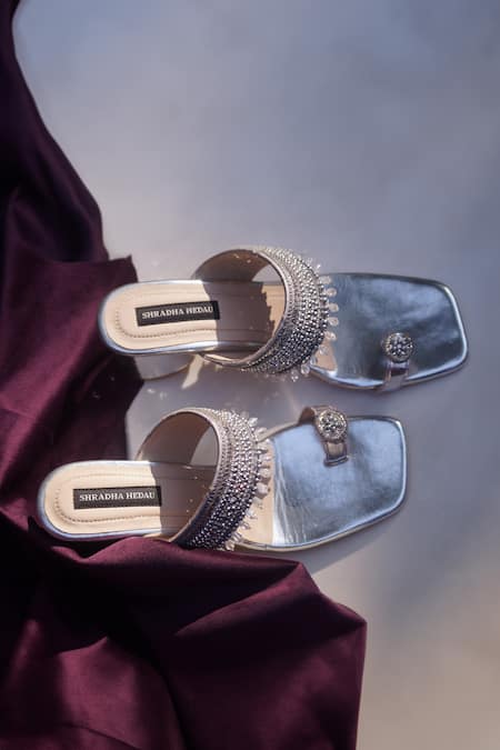 Shradha Hedau Footwear Couture Tamaya Crystal Embellished Heels 