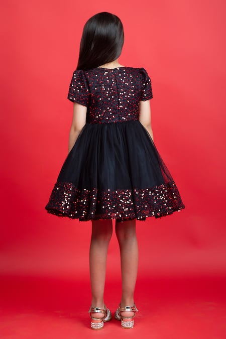 Jelly Jones Sequin & Rosa Embellished Dress 