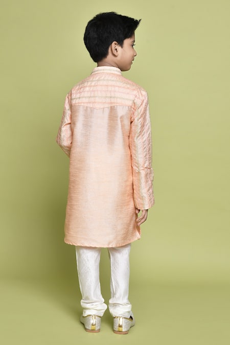 Petite Pomme Thread Embroidered Kurta 
