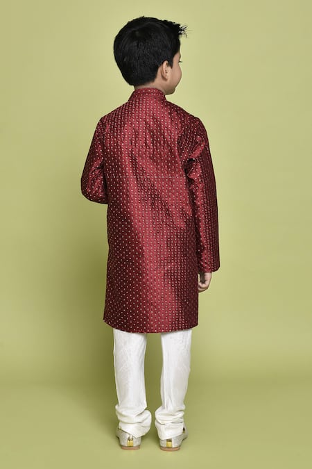Petite Pomme Sequin Embroidered Kurta 