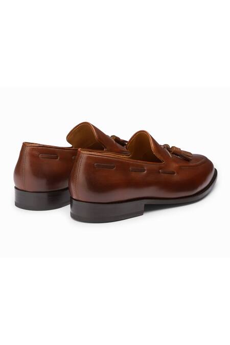 Shop_3dm Lifestyle_Brown Tassel Ornamented Loafers 