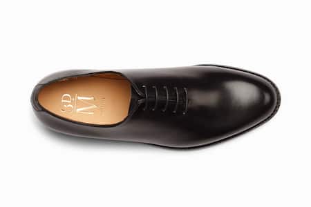 Shop_3dm Lifestyle_Black Plain Wholecut Oxford Shoes 