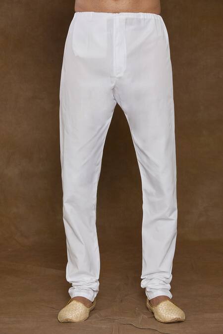 Arihant Rai Sinha_White , Chanderi Beads, Chevron Pattern Embellished Sherwani Set_at_Aza_Fashions