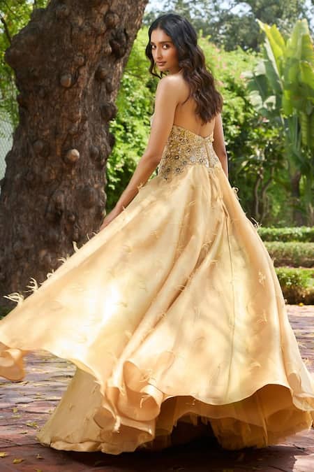 Dolly J Naomi Corset Embroidered Gown 