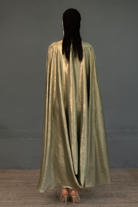 Ozel Zayna Cowl Drape Kaftan 