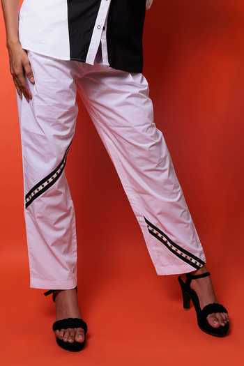 Buy Richaa Goenka Black Cotton Hand Embroidered Beads Collar Rose Shirt And Pant Set Online at Aza Fashions Buy_Richaa Goenka_Black Cotton Hand Embroidered Beads Collar Rose Shirt And Pant Set _Online_at_Aza_Fashions