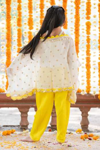 Kirti Agarwal - Pret N Couture Sequin Embroidered Tunic Dhoti Pant Set 