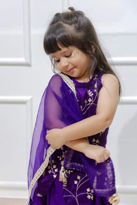 Kirti Agarwal - Pret N Couture Embroidered Kurta Dhoti Pant Set 