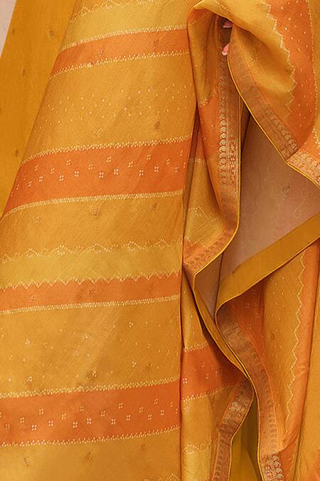 Buy Label Varsha Yellow Viscose, Silk Embroidery, Zari Bandeau Neck Kurta Pant Set Online at Aza Fashions Buy_Label Varsha_Yellow Viscose, Silk Embroidery, Zari Bandeau Neck Kurta Pant Set_Online_at_Aza_Fashions