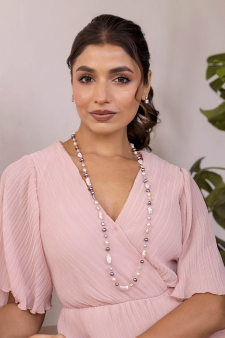 Ruuh Studios Freshwater Pearl Long Necklace 