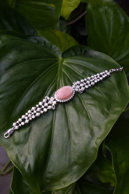 Ruuh Studios Moonstone Embellished Bracelet 