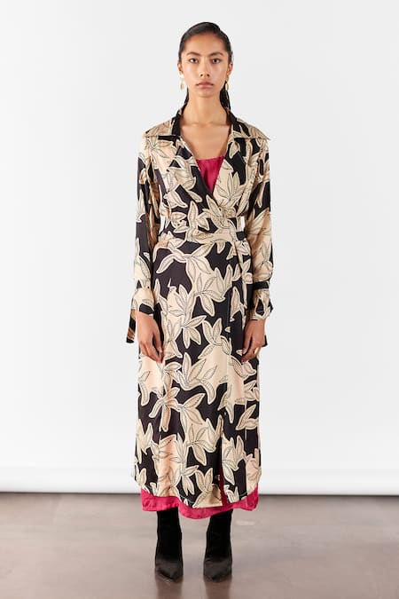 Studio Rigu Hazel Print Trench Coat Set 