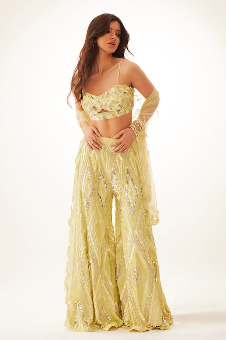 Buy Nirmooha Green Cotton Sequins, Beads Sweetheart Neck Sleeveless Embroidered Blouse Online at Aza Fashions Buy_Nirmooha_Green Cotton Sequins, Beads Sweetheart Neck Sleeveless Embroidered Blouse _Online_at_Aza_Fashions