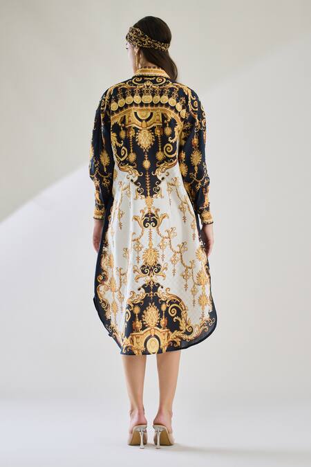 Rajdeep Ranawat Paris Printed Midi Dress 