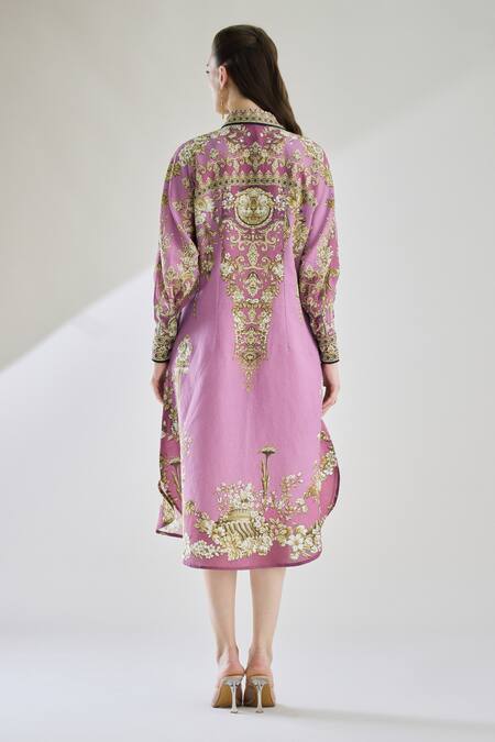 Rajdeep Ranawat Paris Printed Shirt Dress 