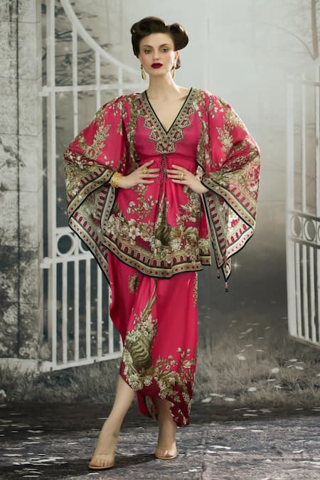 Rajdeep Ranawat Parma Blossom Crest Print Tunic 