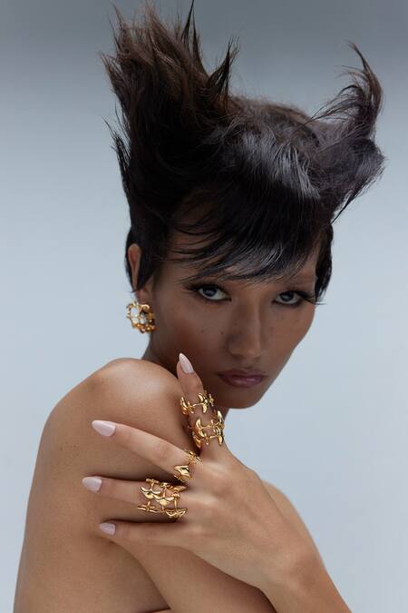 Buy_Outhouse_Gold Plated The Shroom Ring 