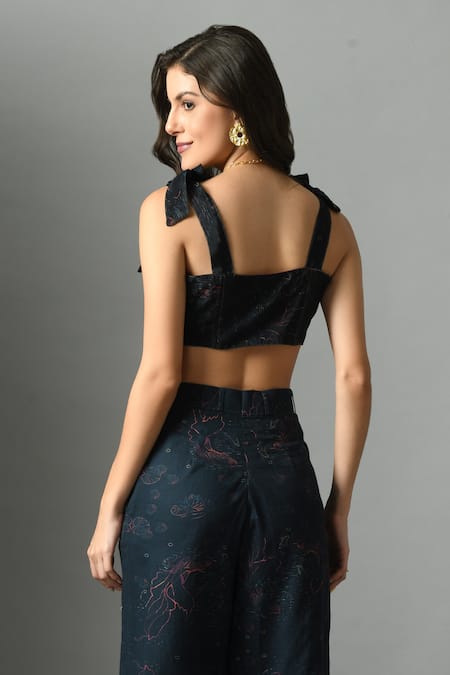 Fishcanfly Alice In Wondersea Pattern Bustier 