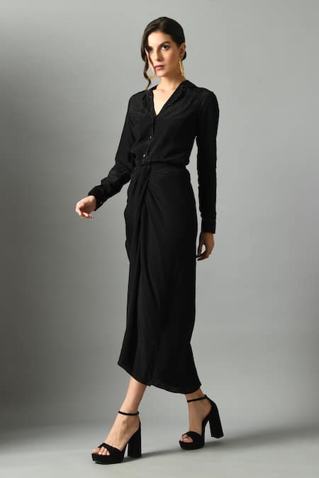 Fishcanfly Moonshine Draped Skirt 