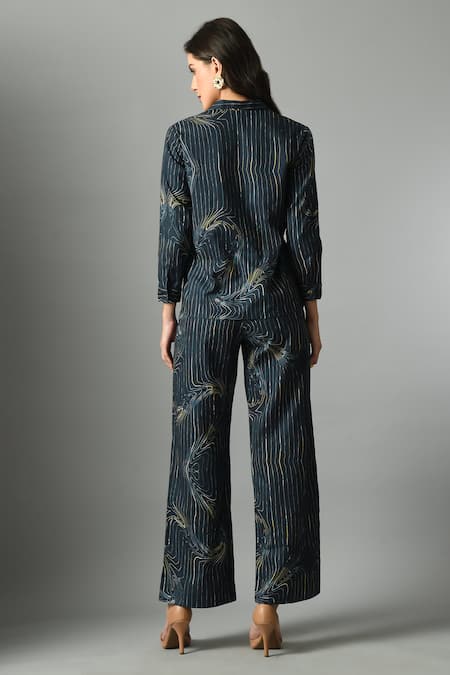 Fishcanfly Wondersea Wave Print Shirt 