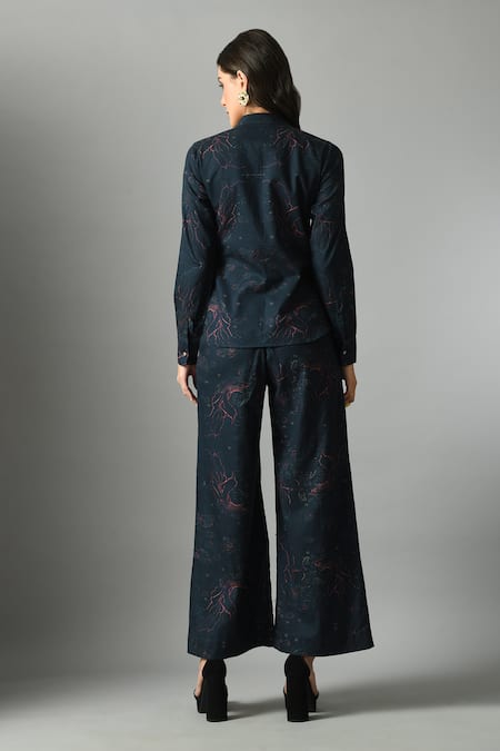 Fishcanfly Alice In Wondersea Printed Shirt & Trouser Set 