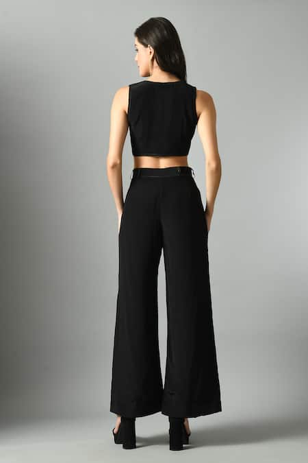 Fishcanfly Moonshine Placement Embroidered Waistcoat & Trouser Set 