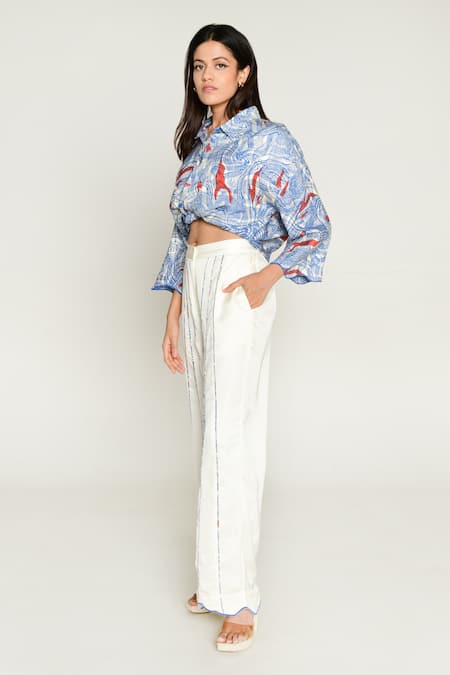 Rias Jaipur Ponzo Block Print Pant 