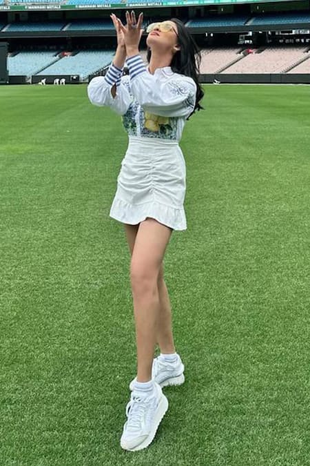 Shop_Urban Life_White Cotton Poplin Machine Embroidery Lemon Collar Shirt _Online_at_Aza_Fashions