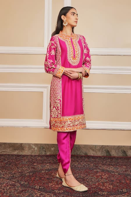 Sheetal Batra Mehnoor Embroidered Kurta & Dhoti Pant Set 