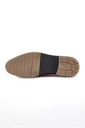 Buy Hats Off Accessories Brown Solid Slip-on Loafers Online at Aza Fashions Buy_Hats Off Accessories_Brown Solid Slip-on Loafers_Online_at_Aza_Fashions
