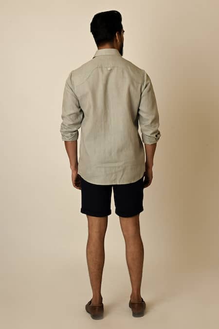 PAARSH Abstract Line Embroidered Shirt 