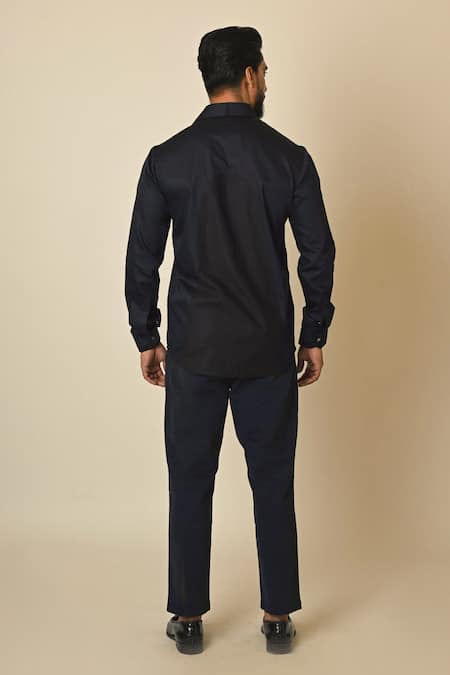 PAARSH Gramophone Embroidered Shirt 