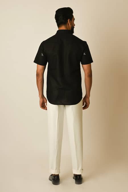 PAARSH Pipe Motif Embroidered Shirt 