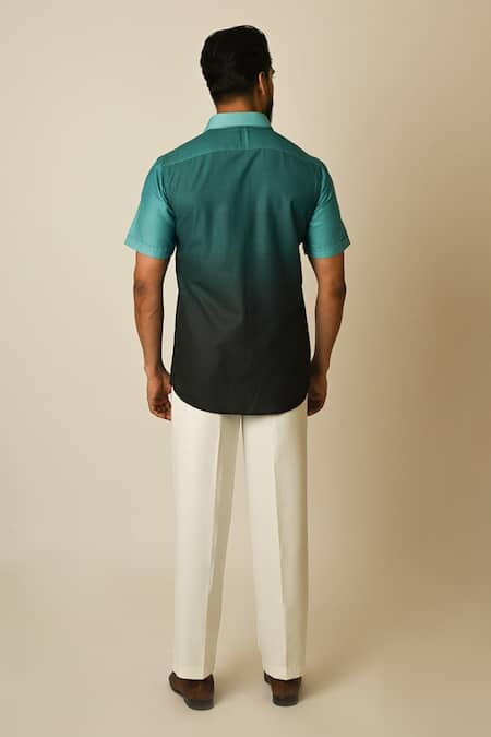 PAARSH Shaded Boat Embroidered Shirt 