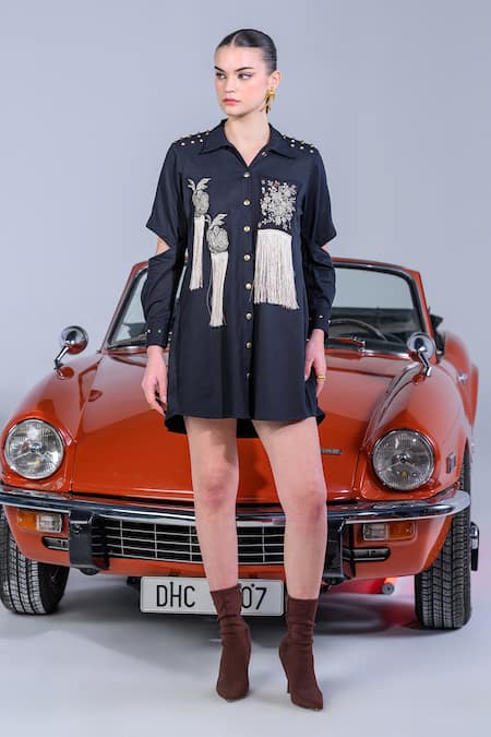 The Dramebaaz CO Twilight Button Down Dress 