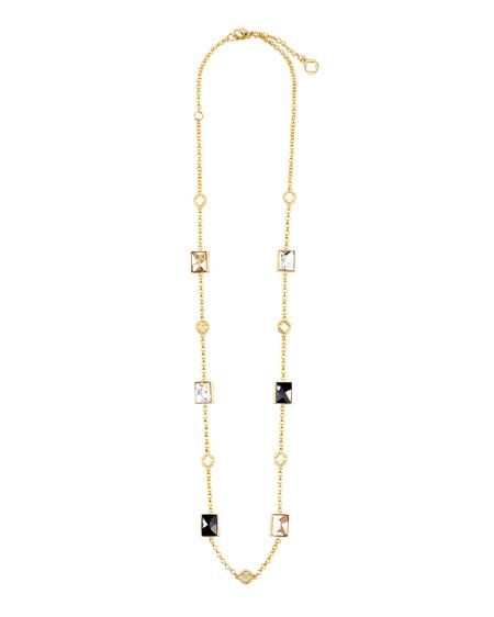 Buy_Voyce Jewellery_Black Elysian Swarovski Embellished Necklace _Online_at_Aza_Fashions