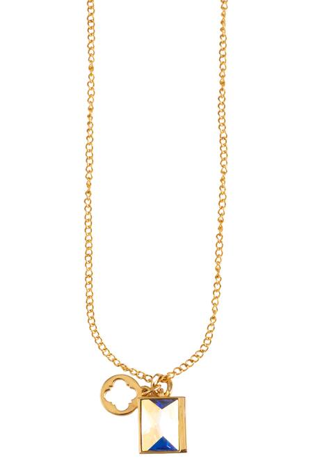 Voyce Jewellery_Multi Color Sirius Embellished Necklace _Online_at_Aza_Fashions