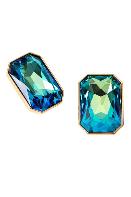 Voyce Jewellery Radiance Swarovski Embellished Stud Earrings 