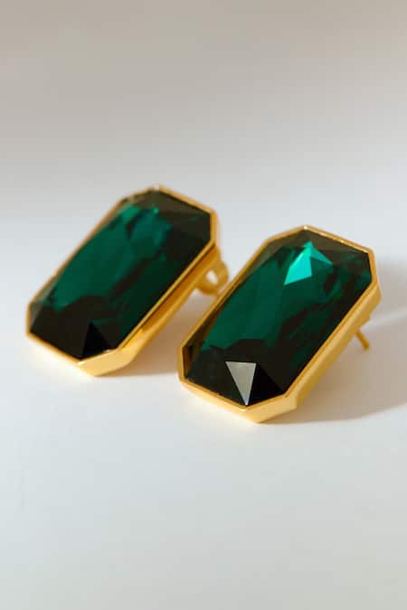 Voyce Jewellery Radiance Swarovski Studded Stud Earrings 