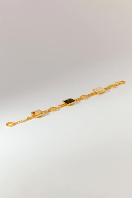 Voyce Jewellery Elysian Swarovski Embellished Chain Bracelet 