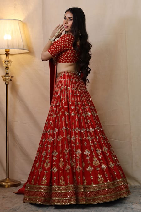 Studio Twelve 11 Embroidered Bridal Lehenga Set 